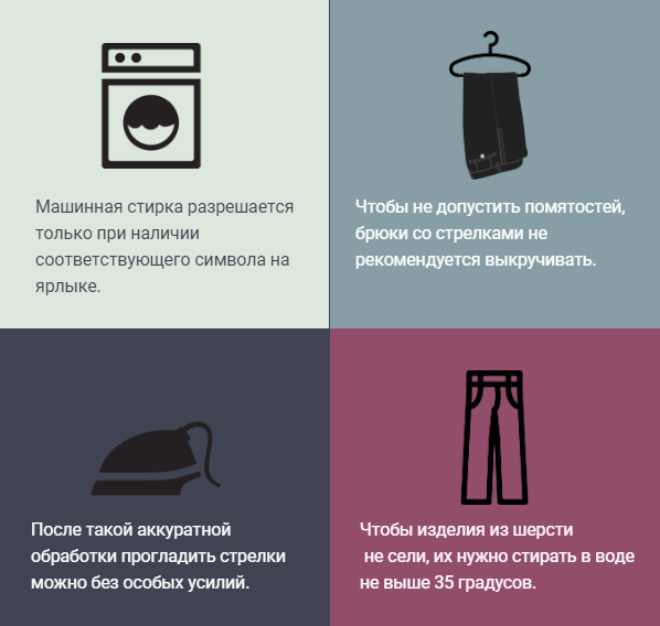 Как правильно стирать брюки от костюма